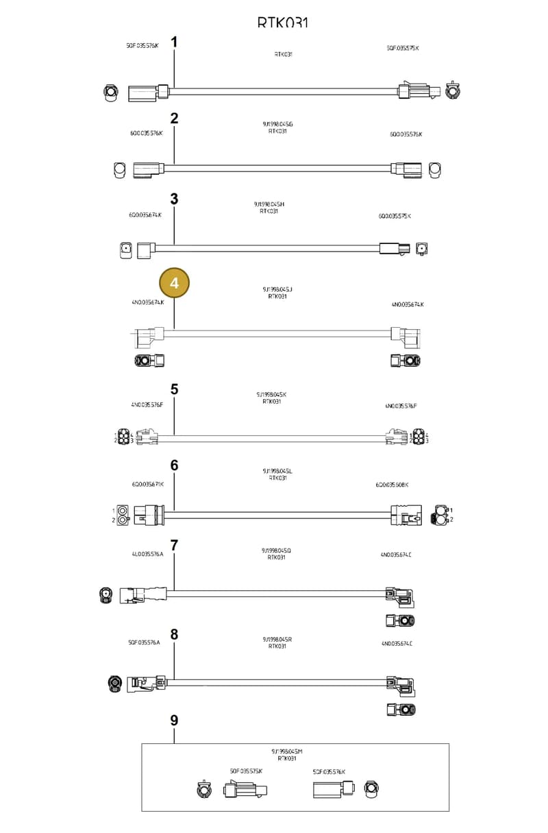 9J1998045J — Porsche Panamera (2023-2025) diagram p62912100, position 4