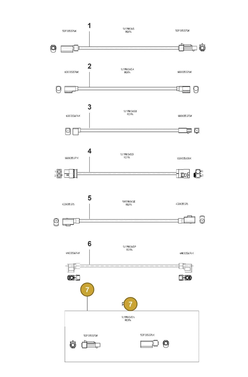9J1998045N — Porsche Panamera (2023-2025) diagram p62912000, position 7