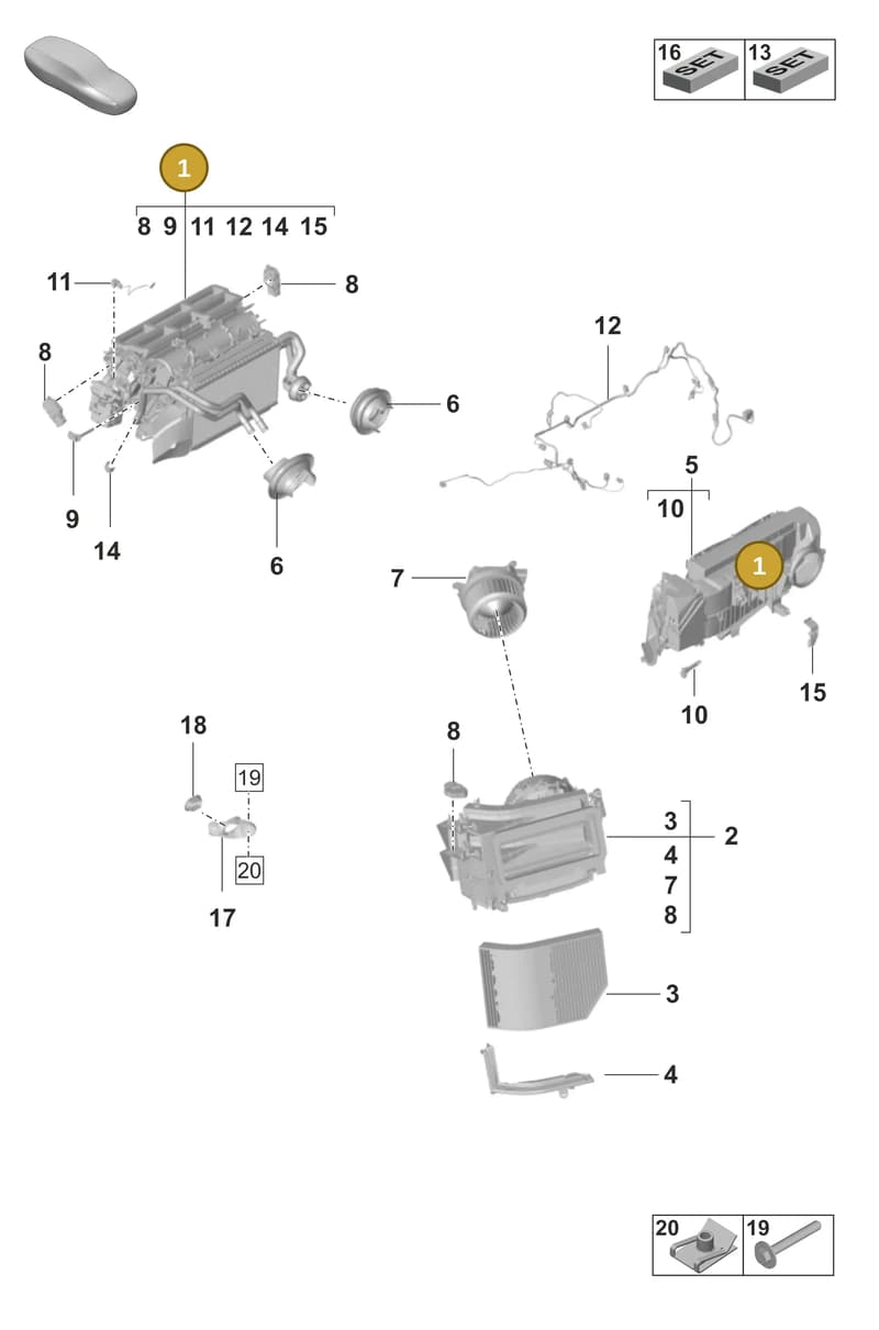 9JA819353G — Porsche Taycan Sport Turismo (2023-2025) diagram p56814000, position 1