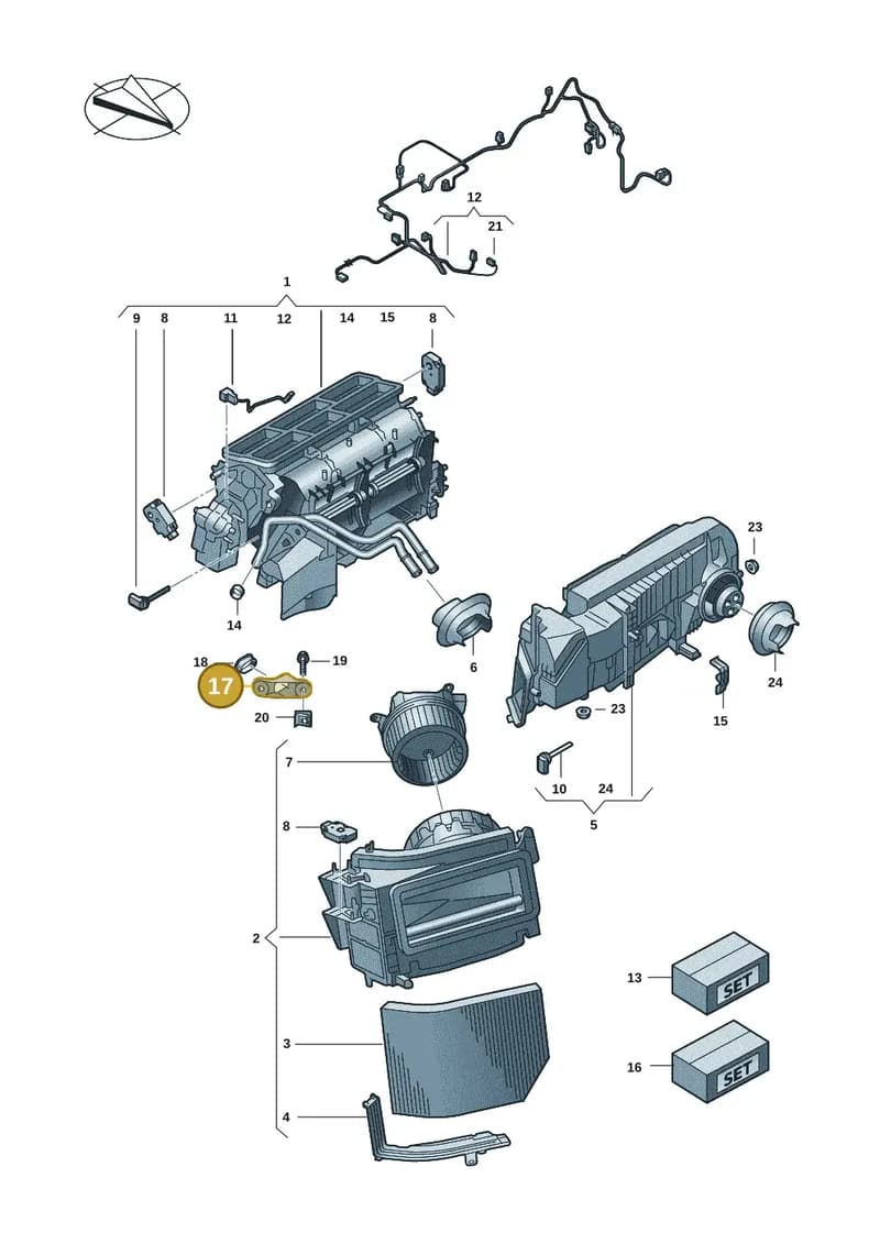 9JA820787A — Audi RS e-tron GT (2020-2025) diagram 4j1820100, position 17