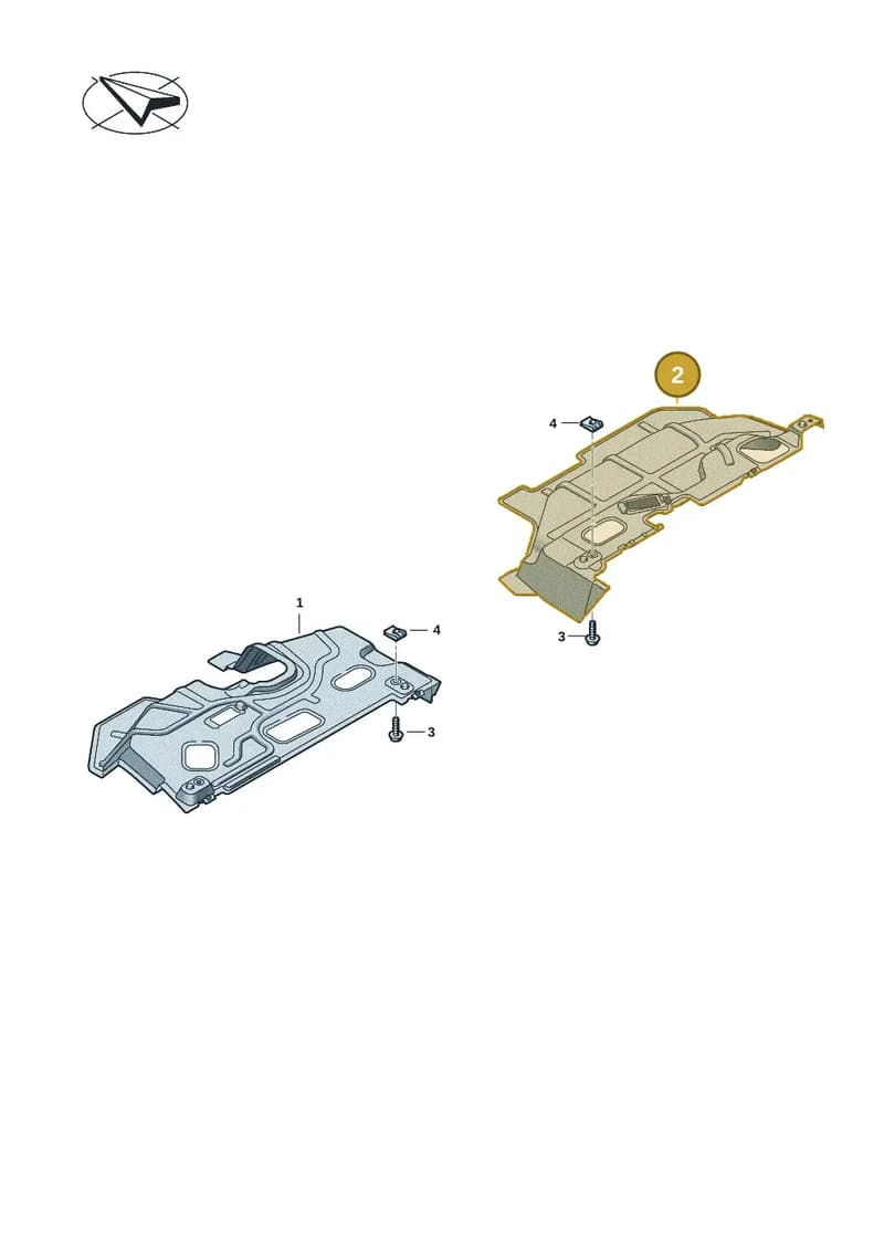 9JA858444A — Audi RS e-tron GT (2020-2025) diagram 4j1857350, position 2