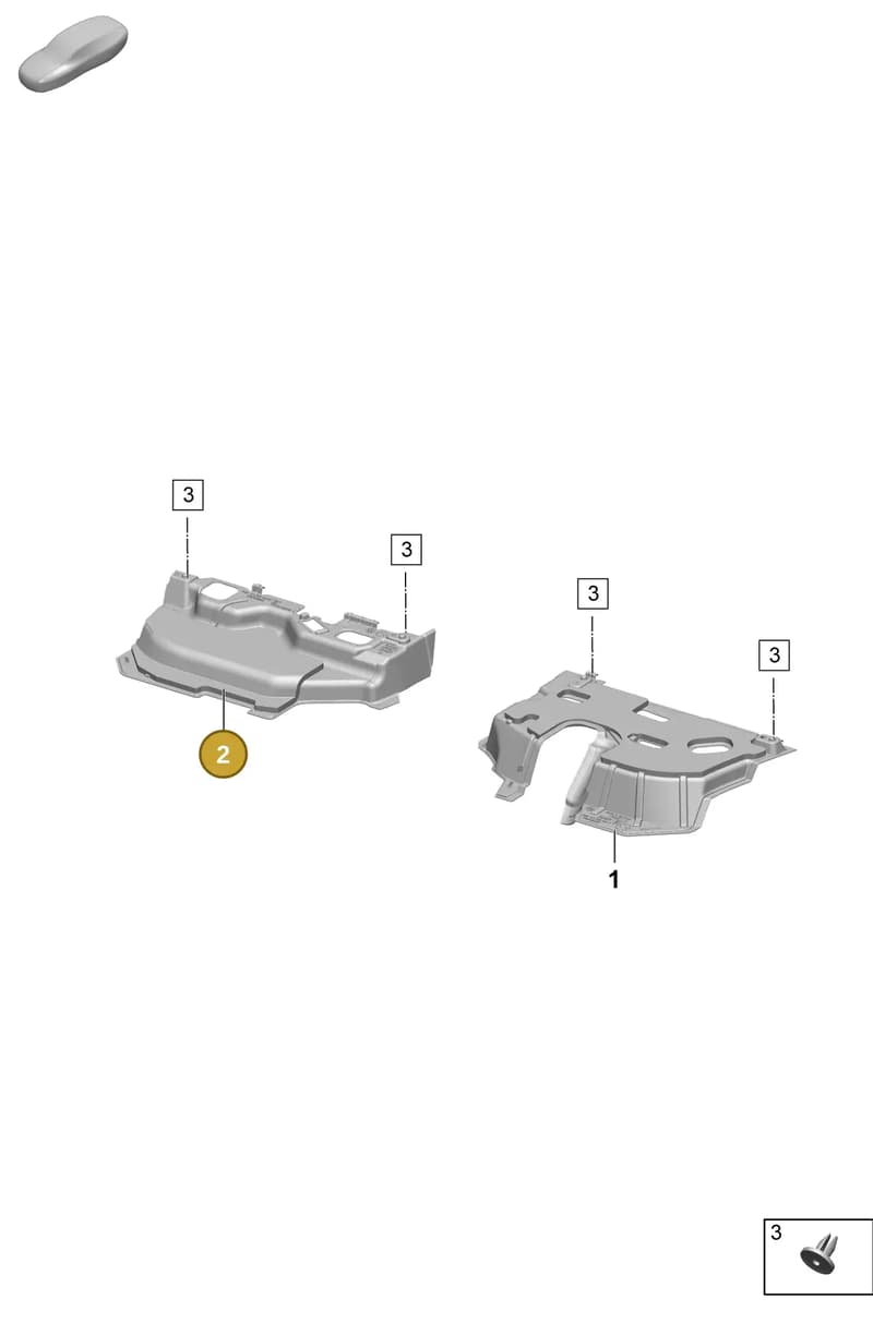 9JA858444A — Porsche Taycan Sport Turismo (2023-2025) diagram p64809100, position 2