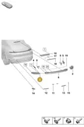 9JA945307A Porsche Rear Light