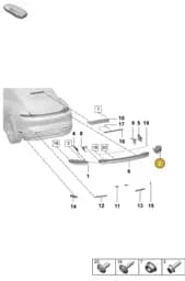 9JA945308A Porsche Rear Light
