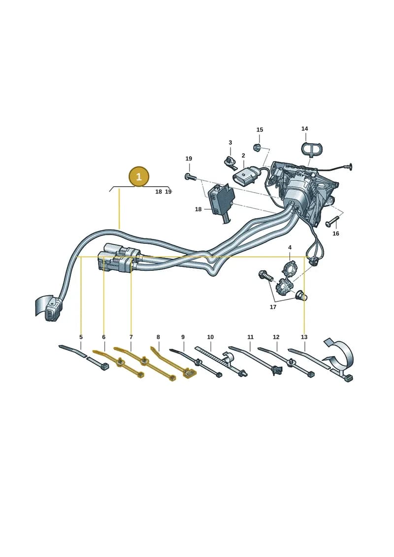9JA971093Q — Audi RS e-tron GT (2020-2025) diagram 4j1970150, position 1