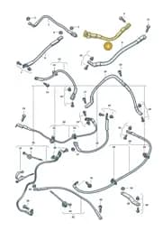 9JA971237 Porsche Earth Cable for Battery
