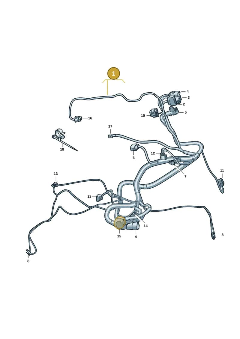 9JA971277P — Audi RS e-tron GT (2020-2025) diagram 4j1971100, position 1