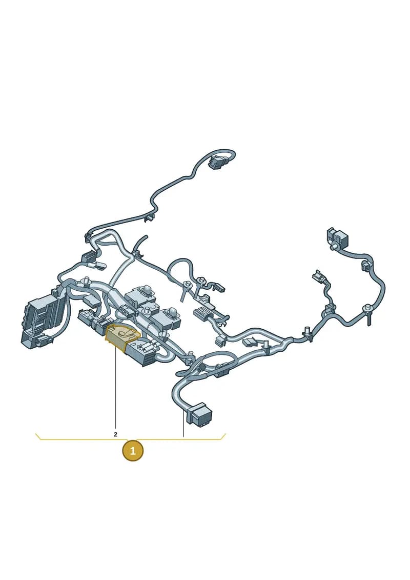 9JA971365AS — Audi RS e-tron GT (2020-2025) diagram 4j1882100, position 1