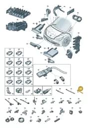 9JA972793 Porsche Cable Holder