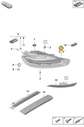 9P0945096C Porsche Rear Light