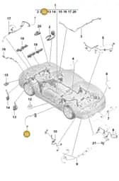 9P0974220E Porsche Wire Set