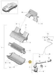 9P1129614 Porsche Housing