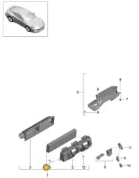 9P1129620A Porsche Air Filter Element