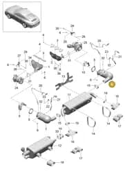 9P1254450JX Porsche Catalytic Converter