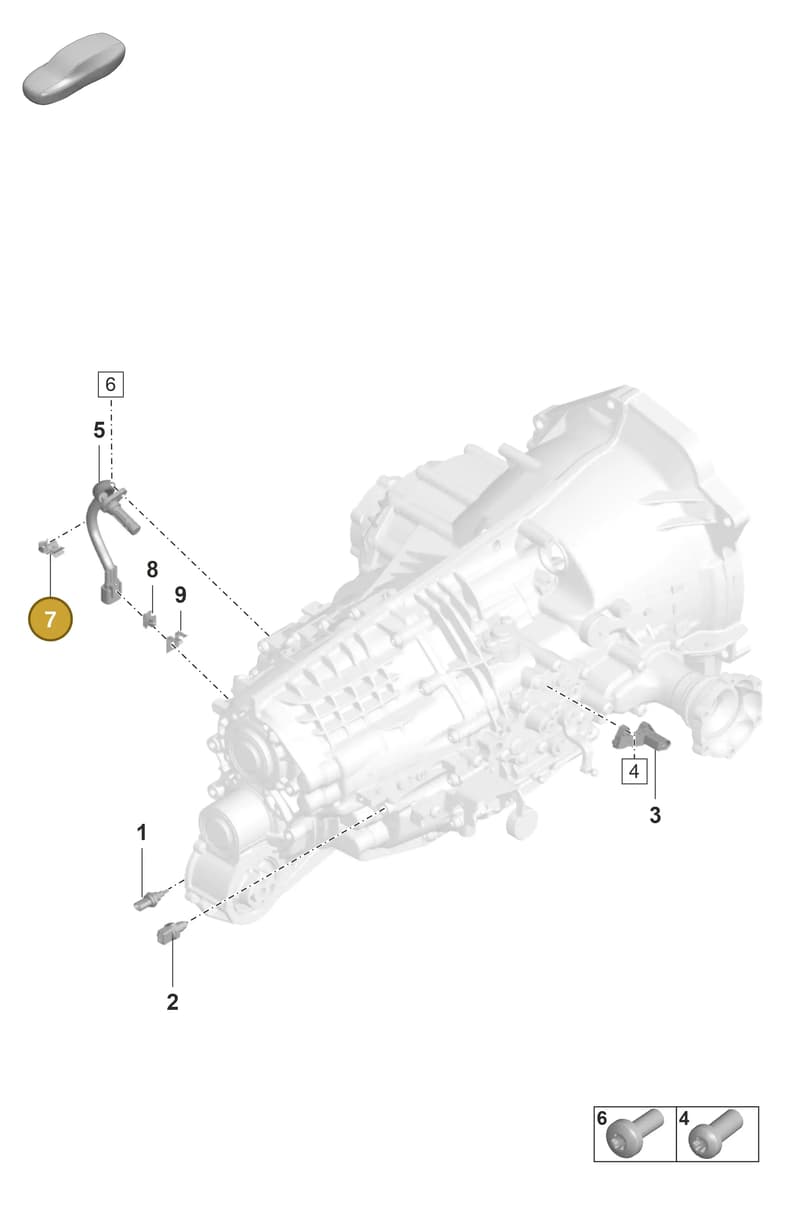 9P1301370 — Porsche 911 (2021-2022) diagram p53301120, position 7