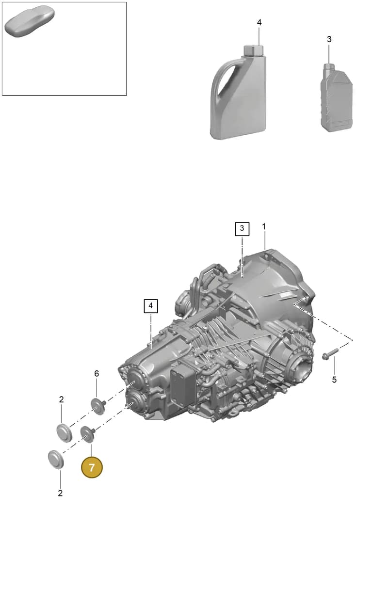 9P1301615 — Porsche Boxster Spyder (2019-2020) diagram p54320000, position 7