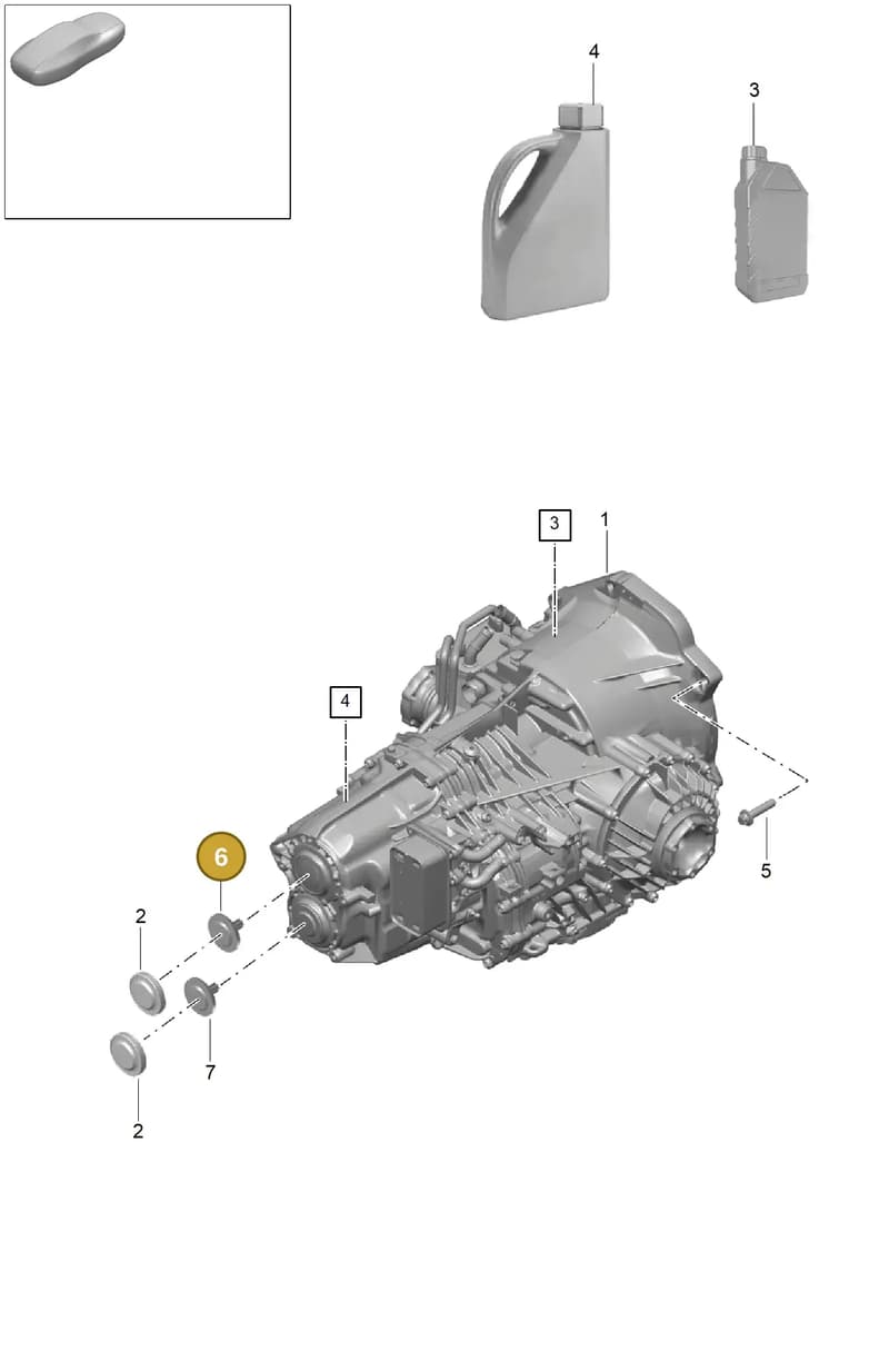 9P1301623 — Porsche Cayman (2019-2022) diagram p54320000, position 6