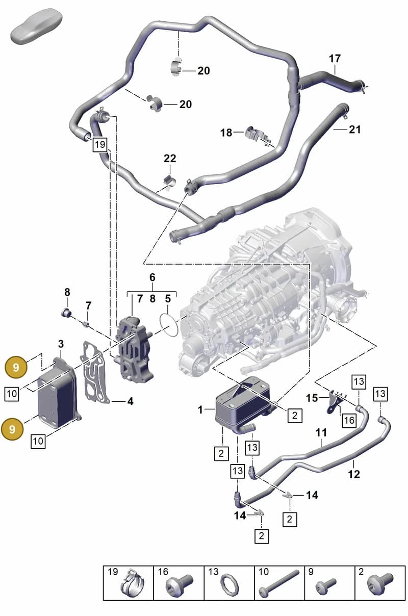9P1399265B — Porsche 911 (2021-2022) diagram p59302110, position 9