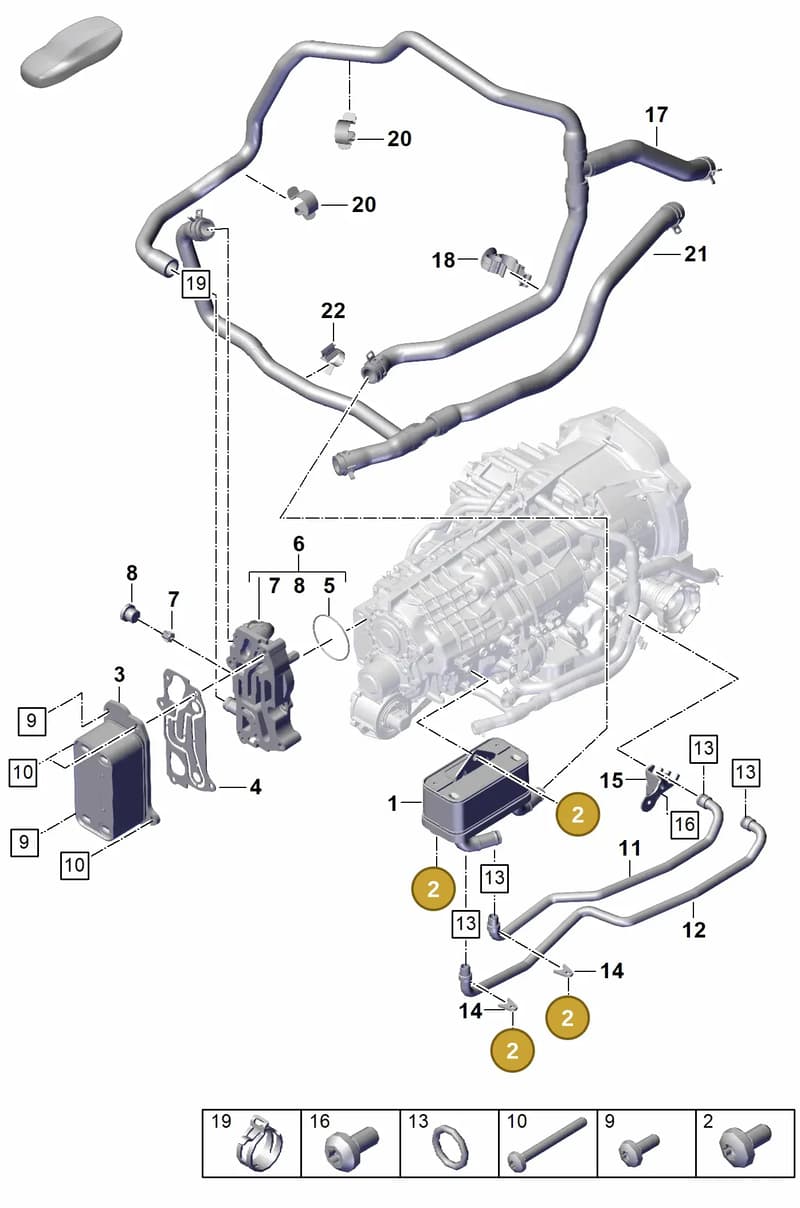 9P1399265J — Porsche 911 (2021-2022) diagram p59302110, position 2