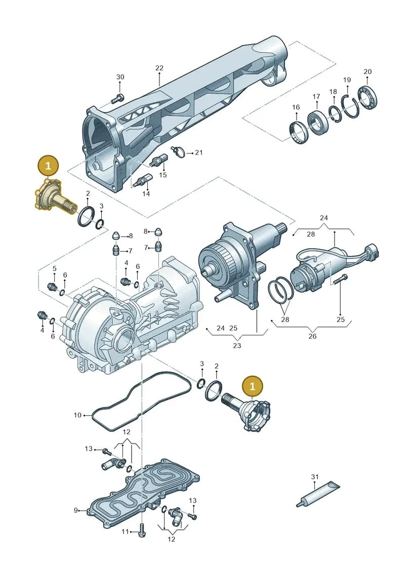 9P1409355 — Audi R8 Spyder (2015-2024) diagram 872409100, position 1