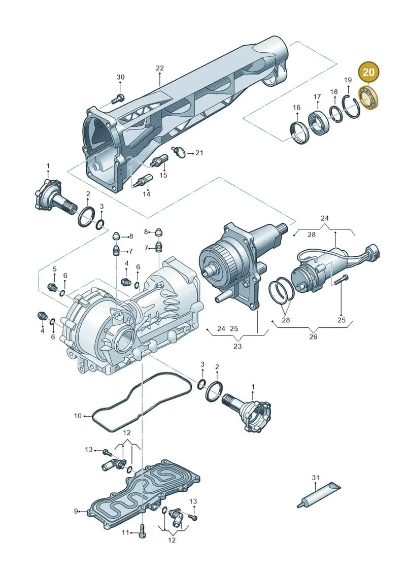 9P1409808 — Audi R8 Spyder (2015-2024) diagram 872409100, position 20