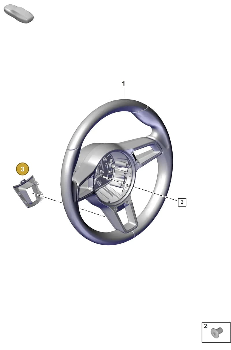 9P1419937G5Q0 — Porsche Cayman GT4 (2019-) diagram p54403050, position 3+4