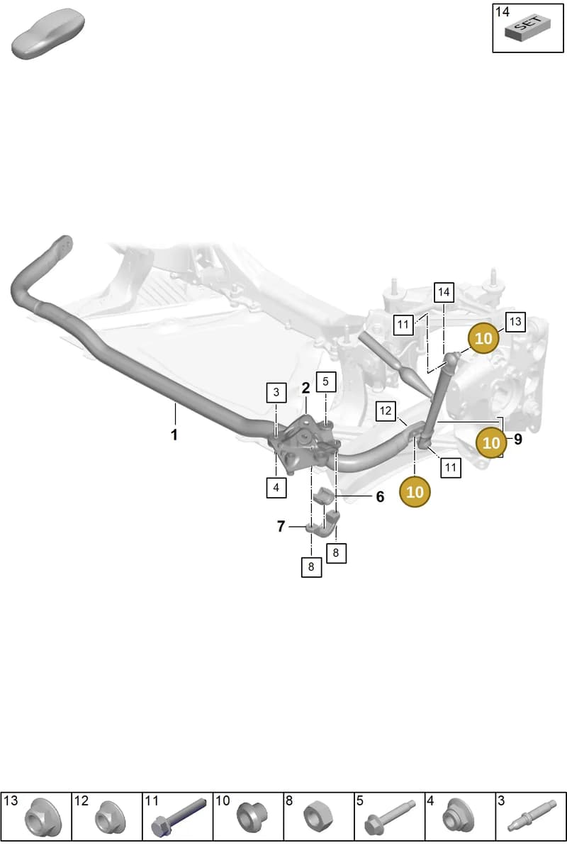 9P1511239 — Porsche 911 (2021-2022) diagram p59502110, position 10