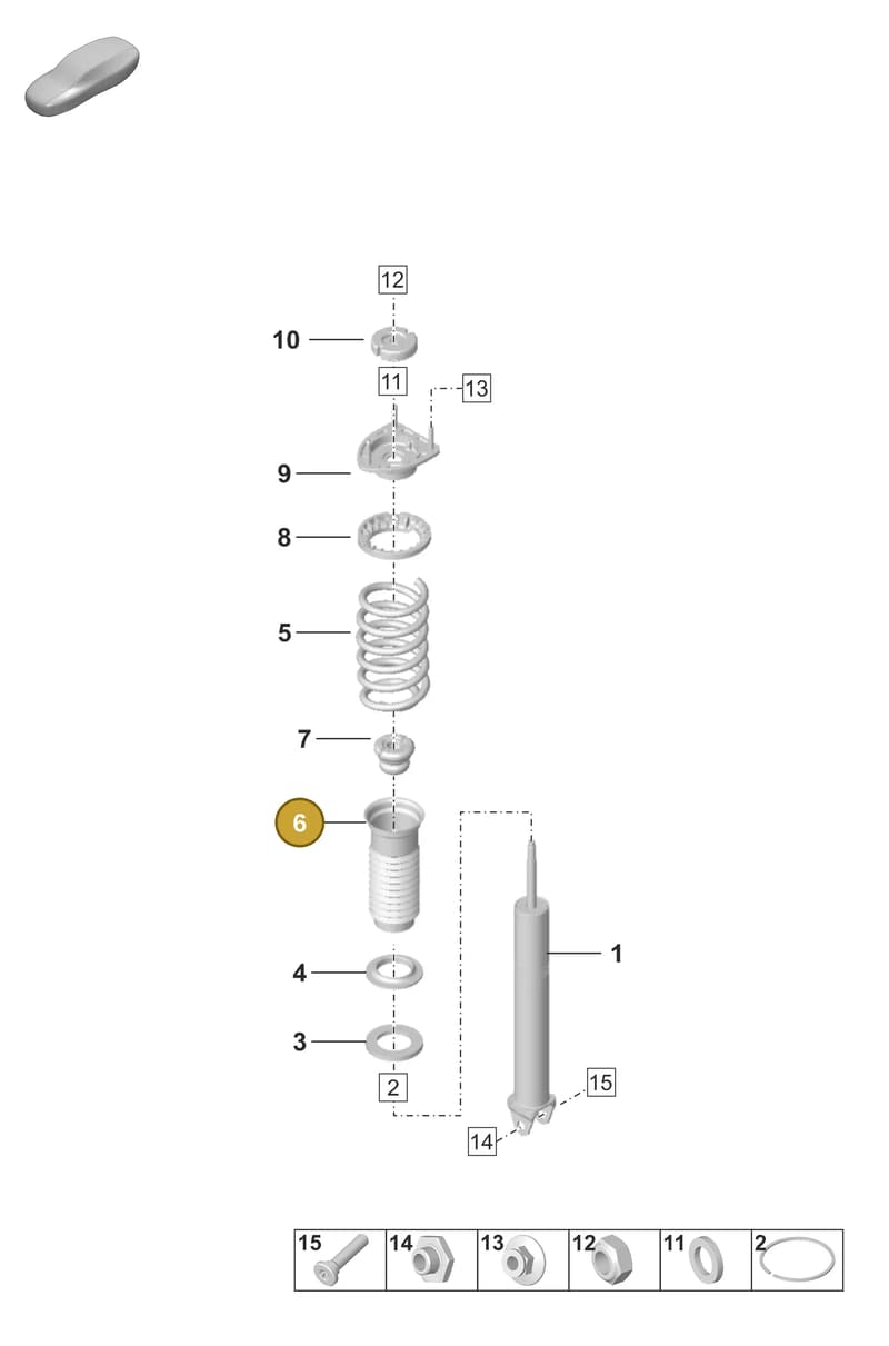 9P1512137 — Porsche 911 (2020-2022) diagram p53502000, position 6