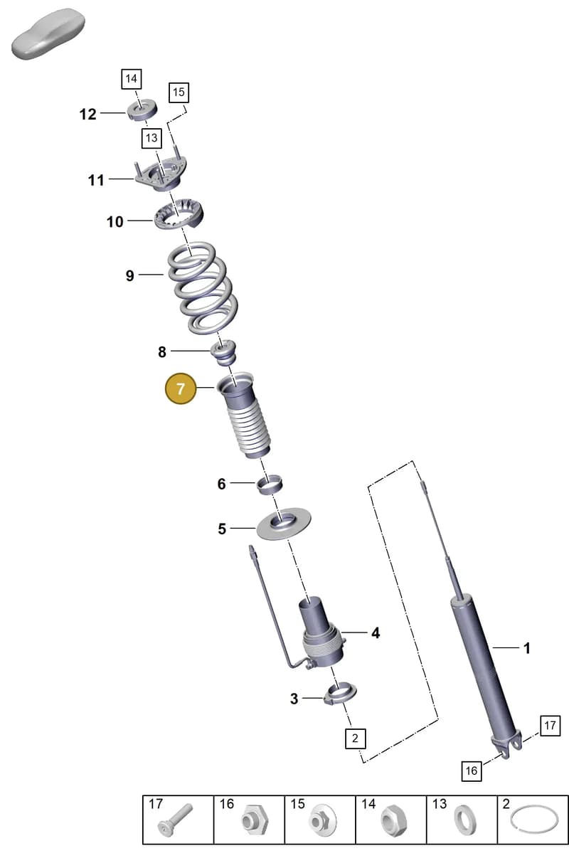 9P1512137 — Porsche 911 (2018-2024) diagram p53502015, position 7