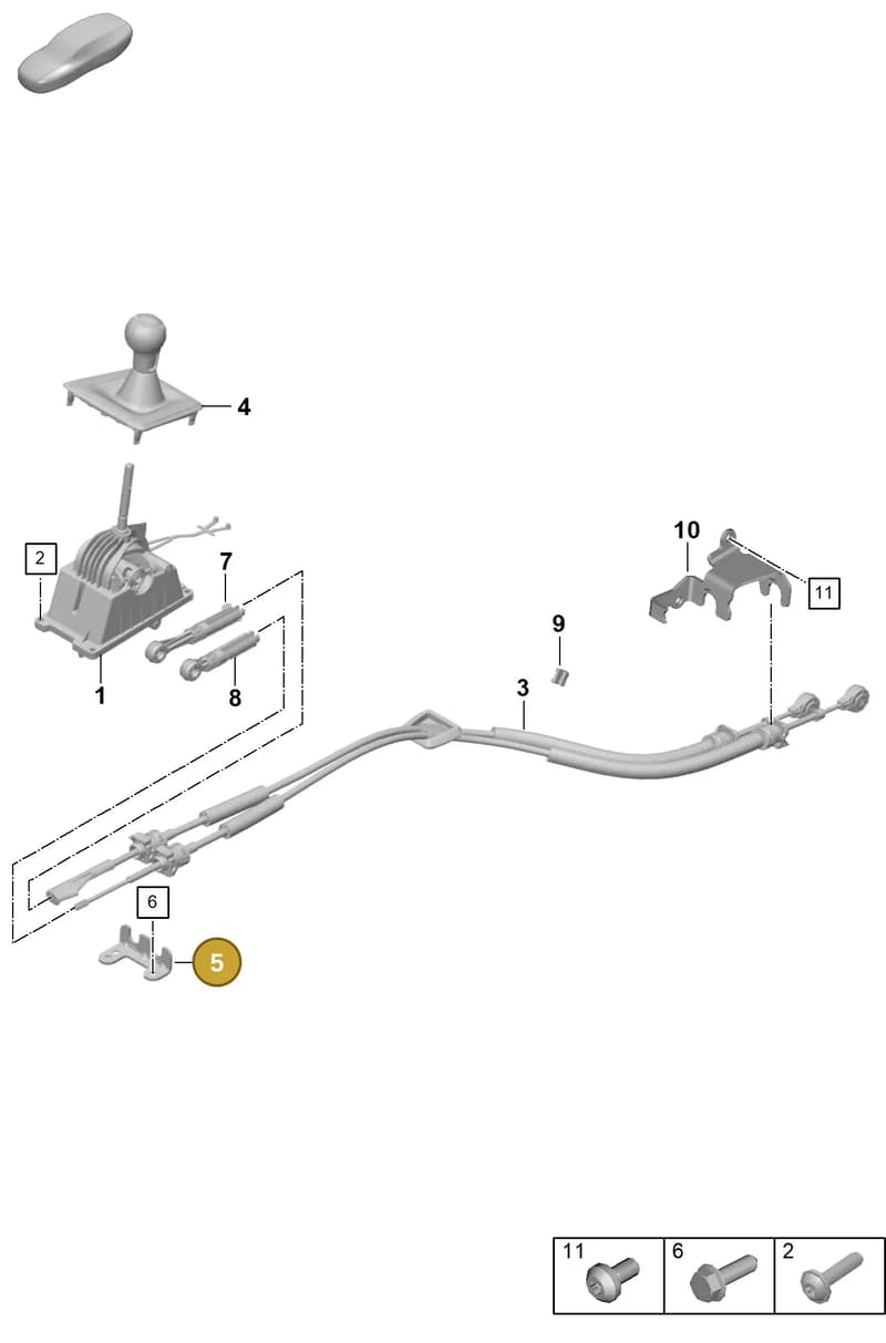 9P1711789 — Porsche 911 (2020-2022) diagram p53701000, position 5