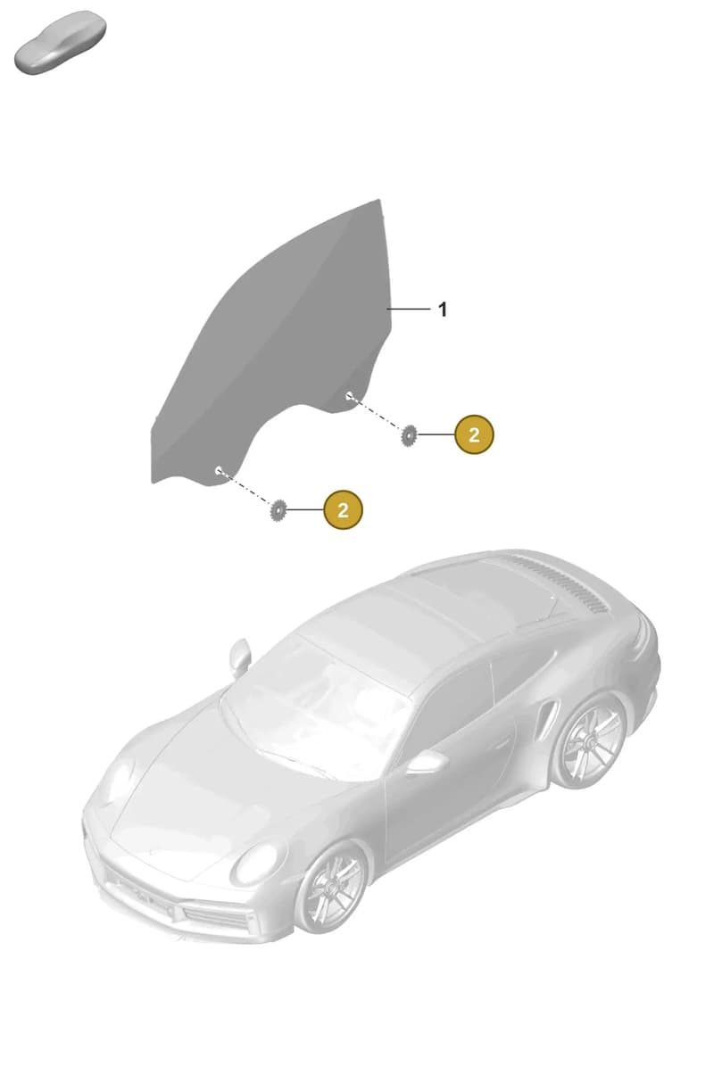 9P1837359 — Porsche 911 (2020-2022) diagram p57805010, position 2