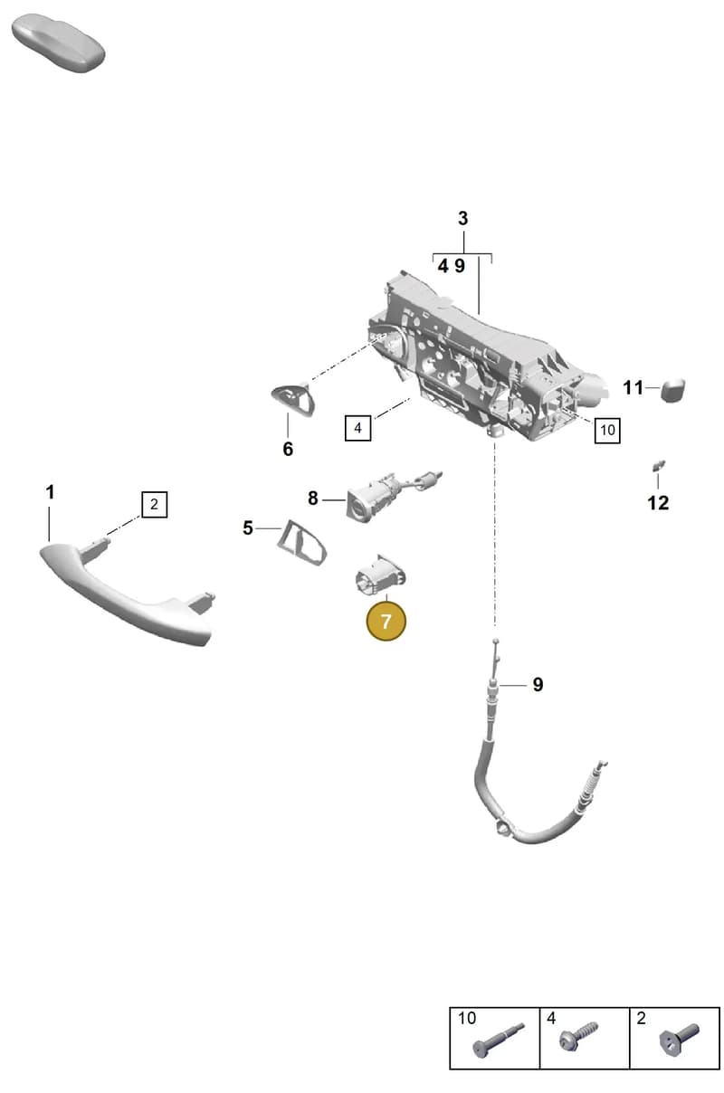 9P1837469 — Porsche Boxster Spyder (2019-2020) diagram p55804200, position 7