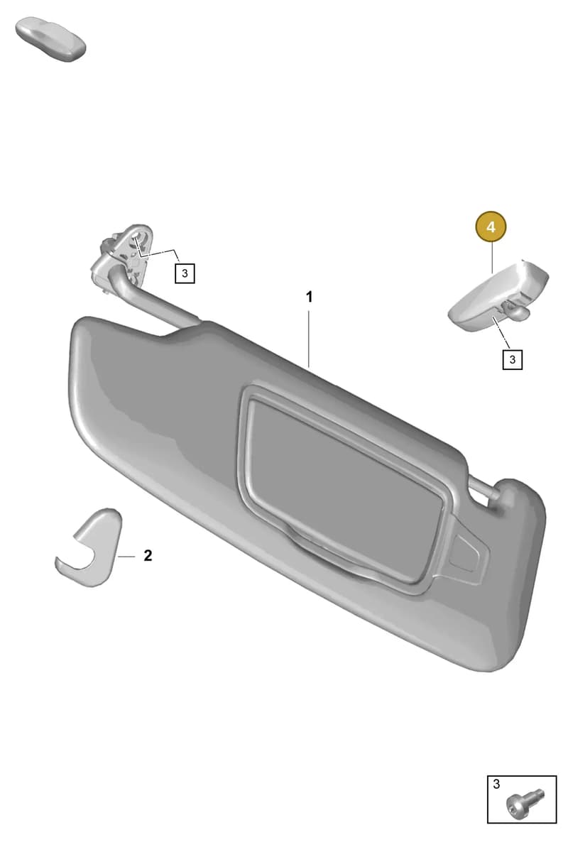 9P18575611E0 — Porsche Cayman GT4 (2019-) diagram p55807650, position 4