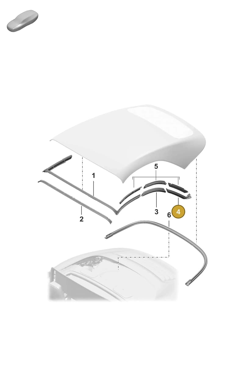 9P1871631 — Porsche 911 (2024-2025) diagram p53811250, position 4