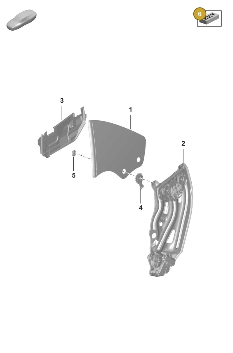 9P1898010 — Porsche 911 (2020-2022) diagram p53805020, position 6