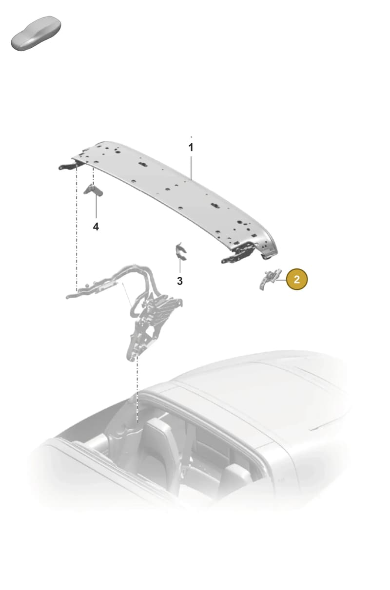 9P1898042 — Porsche 911 (2024-2025) diagram p53811160, position 2
