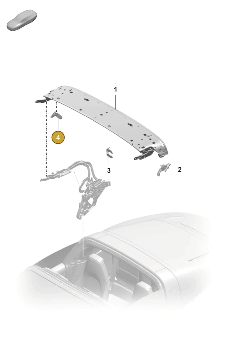 9P1898184 — Porsche 911 (2024-2025) diagram p53811160, position 4