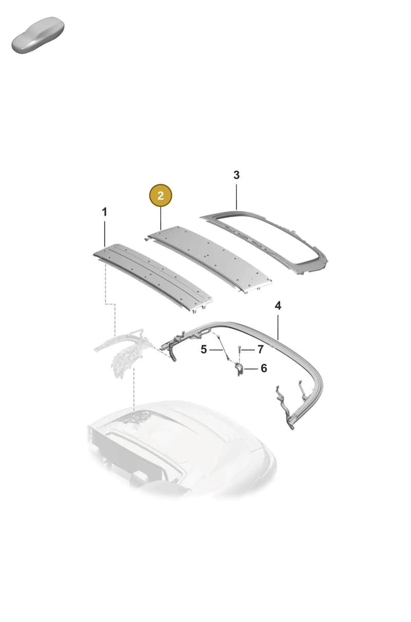 9P1898902J — Porsche 911 (2024-2025) diagram p53811150, position 2