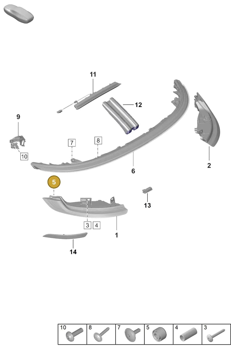 9P1941158 — Porsche 911 (2021-2022) diagram p59905050, position 5