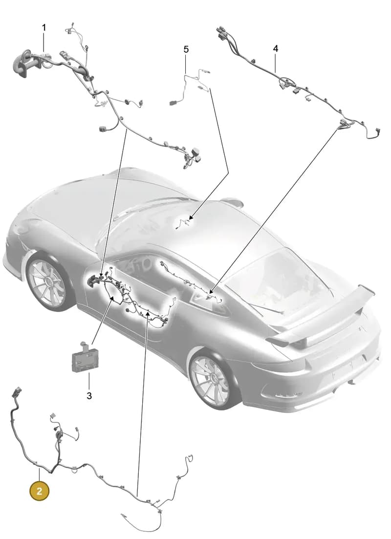 9P1971035G — Porsche 911 (2013-2020) diagram p41902016, position 2