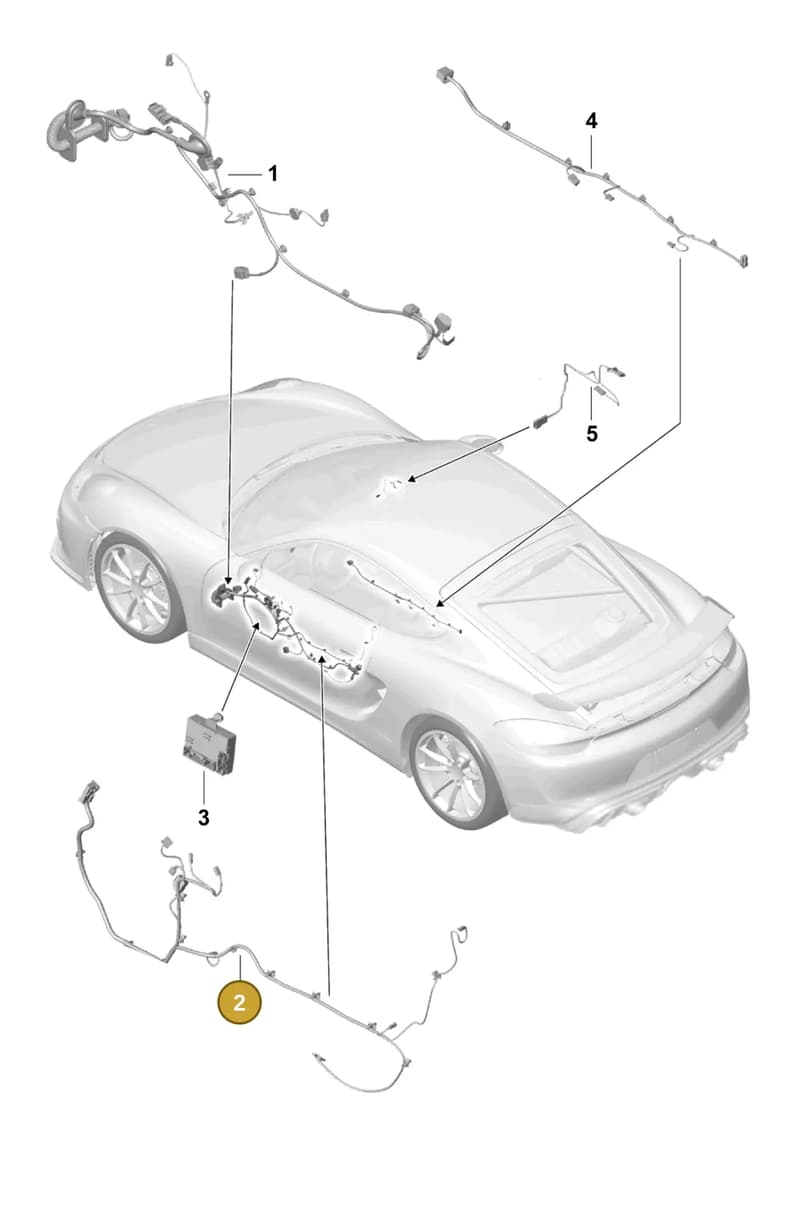 9P1971036D — Porsche Cayman (2019-2022) diagram p55902150, position 2