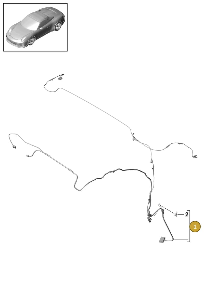 9P1971113 — Porsche 911 (2013-2020) diagram p41811350, position 1