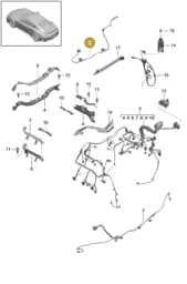 9P1971182A Porsche Wire Set