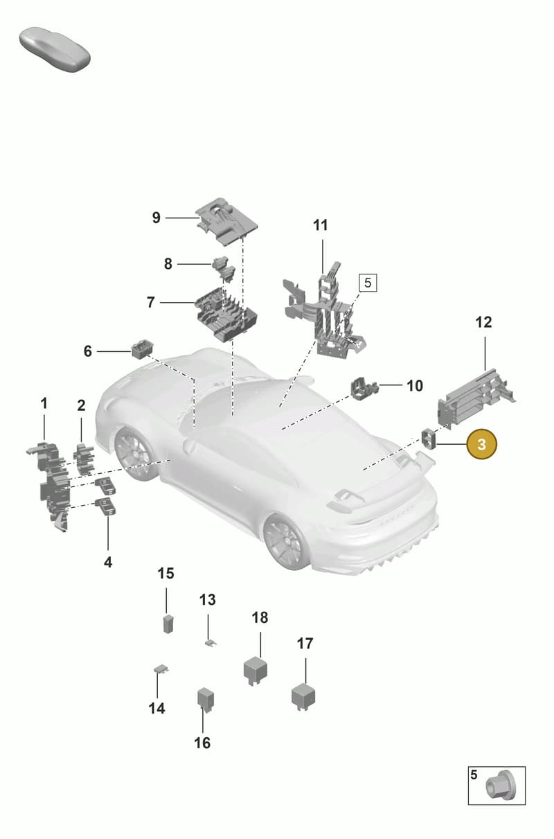 9P1971457 — Porsche 911 (2021-2022) diagram p59902000, position 3