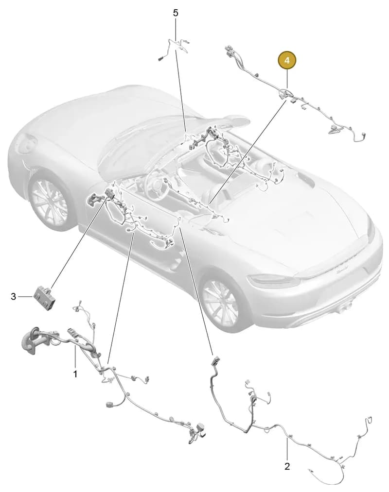 9P1971641E — Porsche Boxster (2016-2019) diagram p48902015, position 4