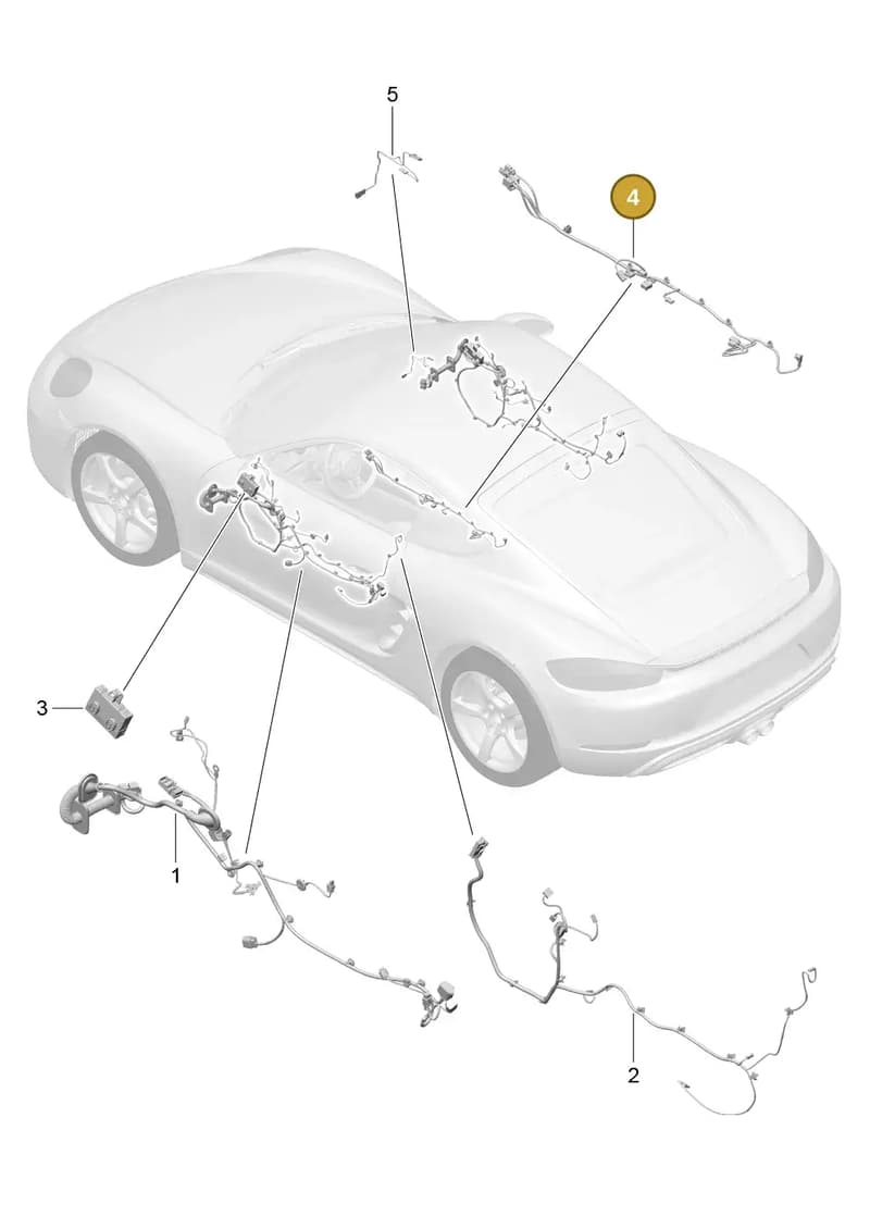 9P1971641E — Porsche Cayman (2016-2019) diagram p50902015, position 4