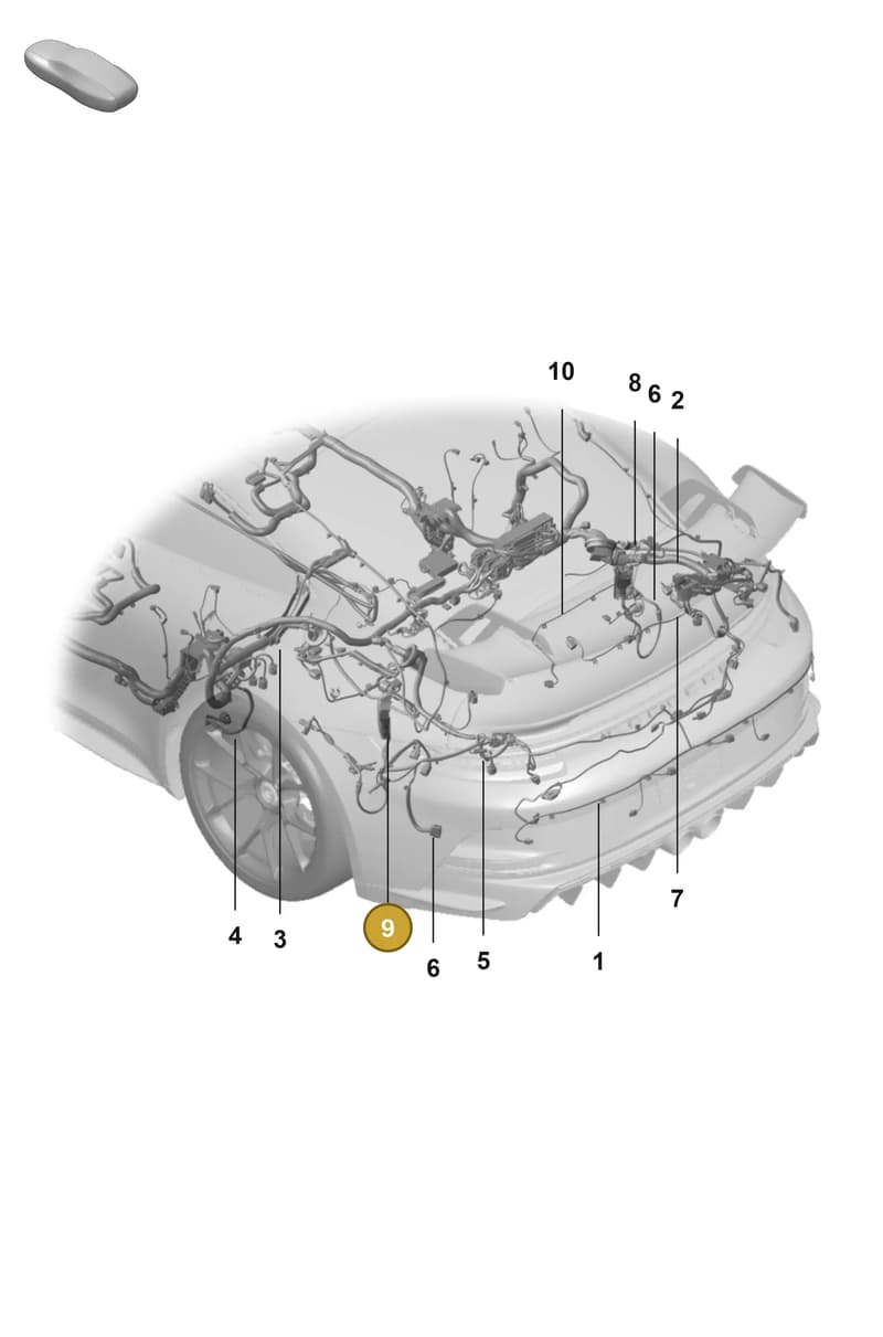 9P1971792 — Porsche 911 (2021-2022) diagram p59902200, position 9