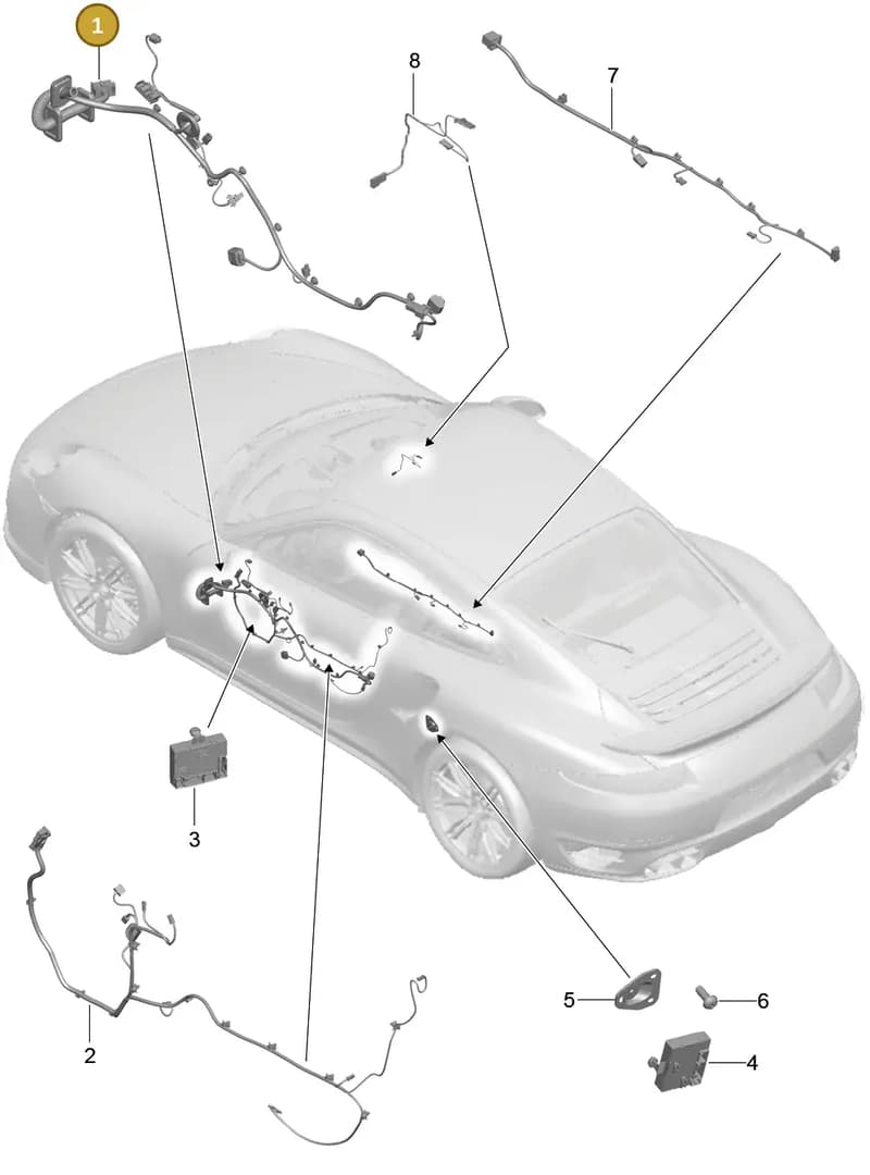 9P3971029AE — Porsche 911 (2013-2020) diagram p42902016, position 1