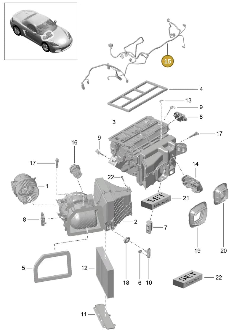 9P3971565 — Porsche Boxster (2016-2019) diagram p48813010, position 15