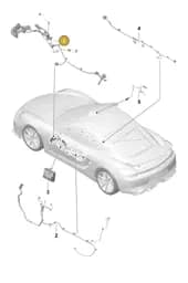 9P3971687BB Porsche Wire Set
